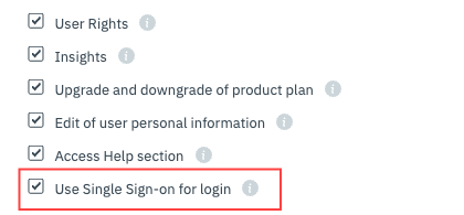 Use SSO for login image
