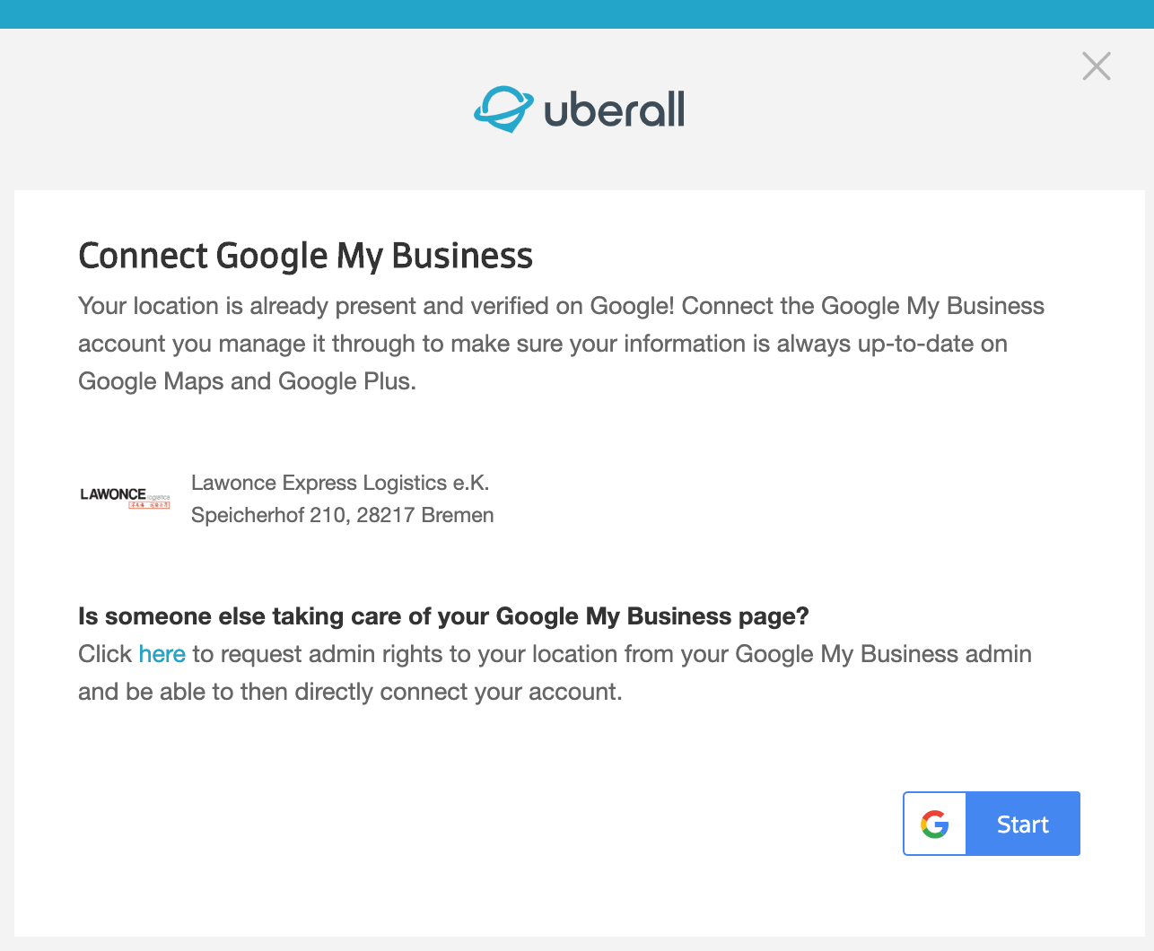 Connect google my business image
